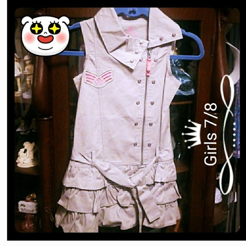 Girls khaki Limonada Dress